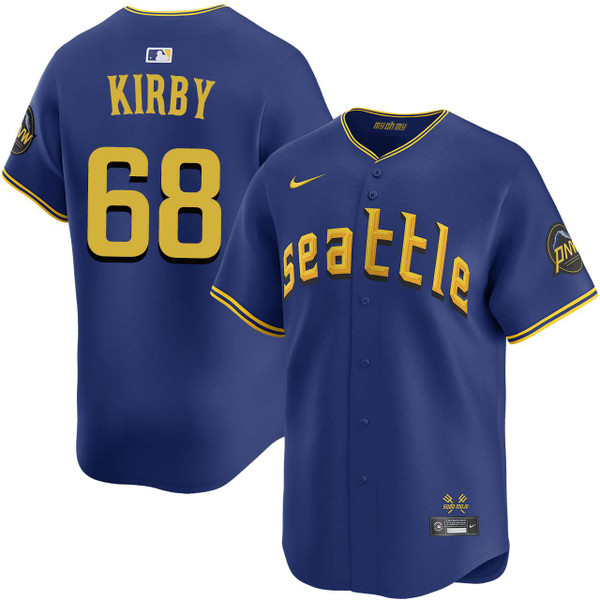 ユニフォーム シアトルマリナーズ ジョージ・カービー68 George Kirby Seattle Mariners City Connect Limited Jersey by NIKE