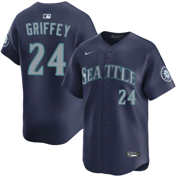 未使用品 SEATTLE MARINERS, 24 GRIFFEY ユニフォーム Ken Griffey Jr. Seattle Mariners Road Limited Jersey by NIKE