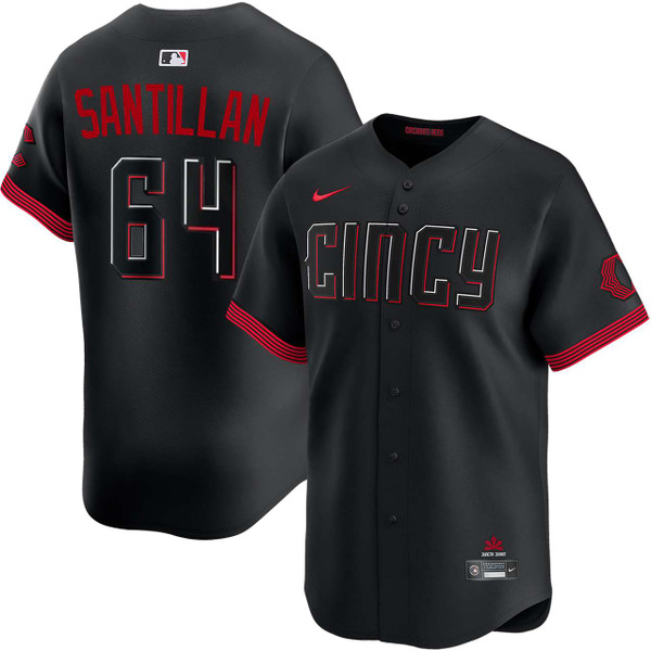 Tony Santillan Cincinnati Reds City Connect Limited Jersey by NIKE