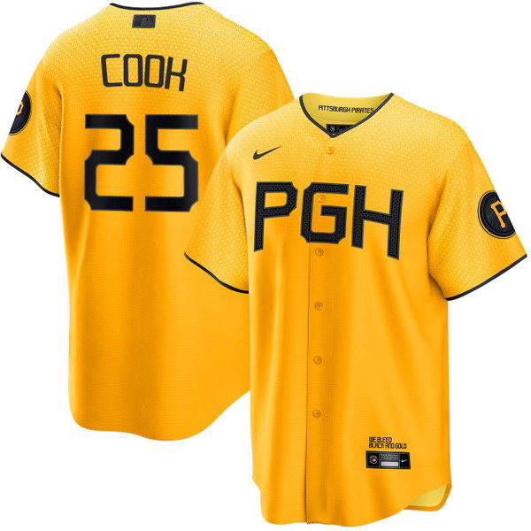 Billy Cook Pittsburgh Pirates City Connect Jersey by NIKE® | Official MLB®
