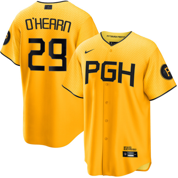 Ryan O'Hearn Pittsburgh Pirates City Connect Jersey by NIKE
