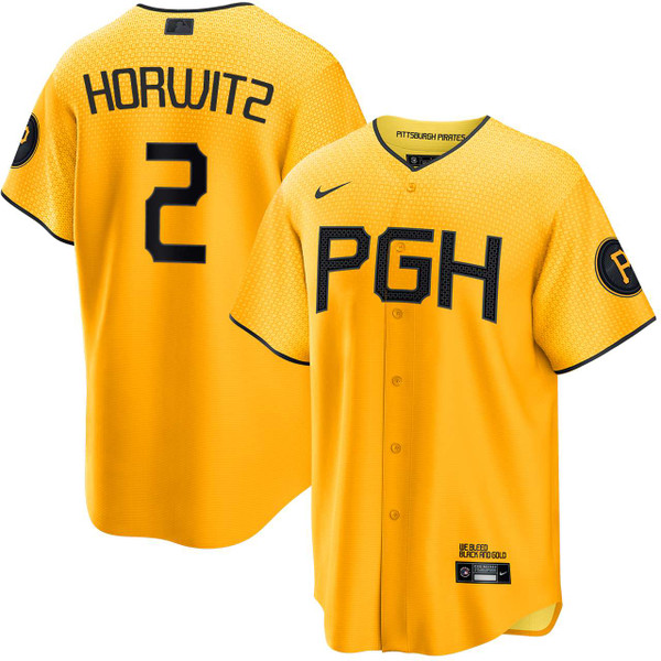 Spencer Horwitz Pittsburgh Pirates City Connect Jersey by NIKE