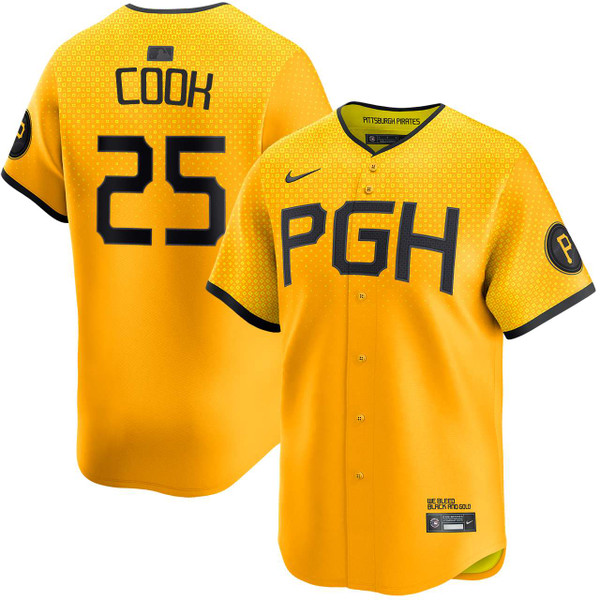 Billy Cook Pittsburgh Pirates City Connect Limited Jersey by NIKE ...
