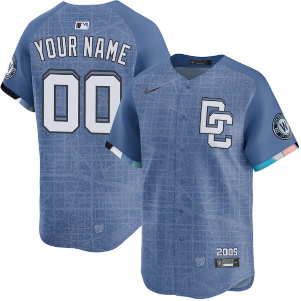 Washington Nationals Personalized City Connect Limited Jersey by