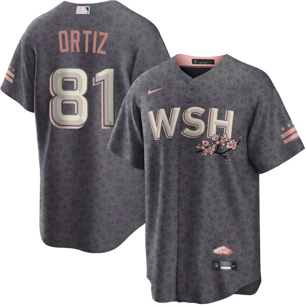 Abimelec Ortiz Washington Nationals Cherry Blossom City Connect