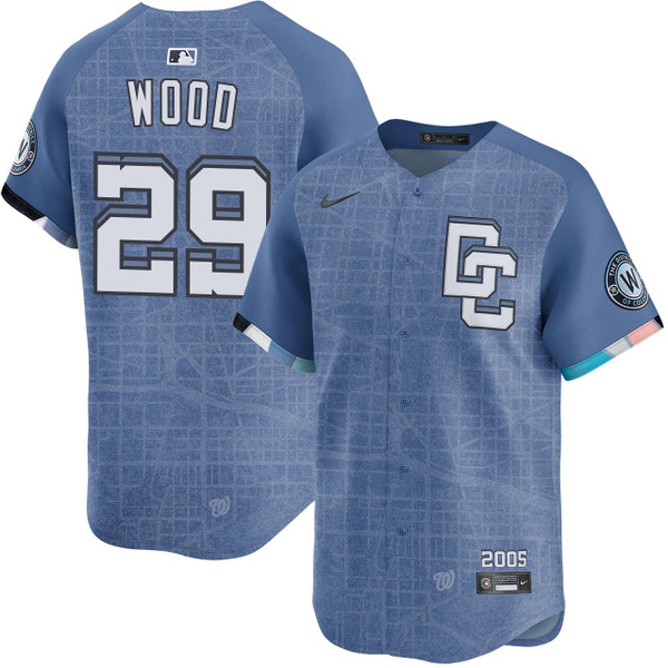 James Wood Washington Nationals City Connect Limited Jersey by