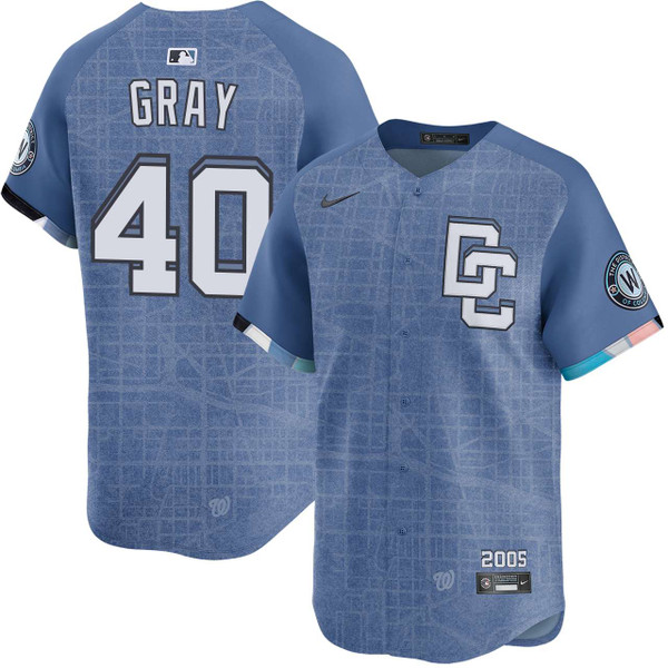 Josiah Gray Washington Nationals City Connect Limited Jersey by