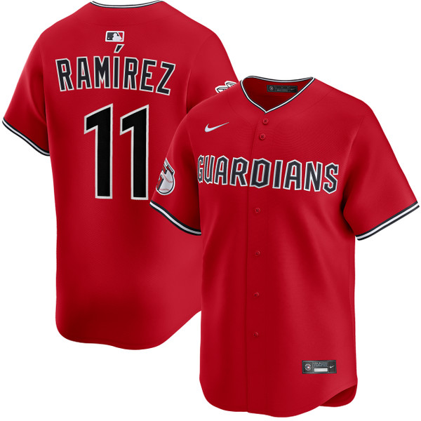 José Ramírez Cleveland Guardians Alternate Red Limited Jersey by