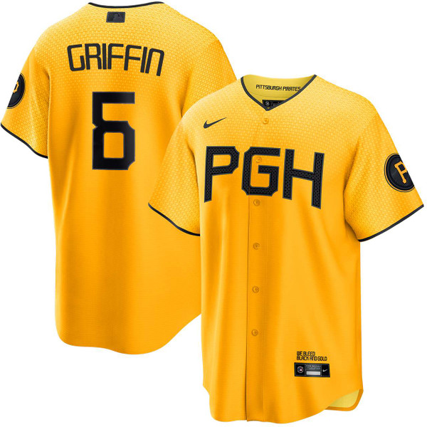 Konnor Griffin Pittsburgh Pirates City Connect Jersey by NIKE