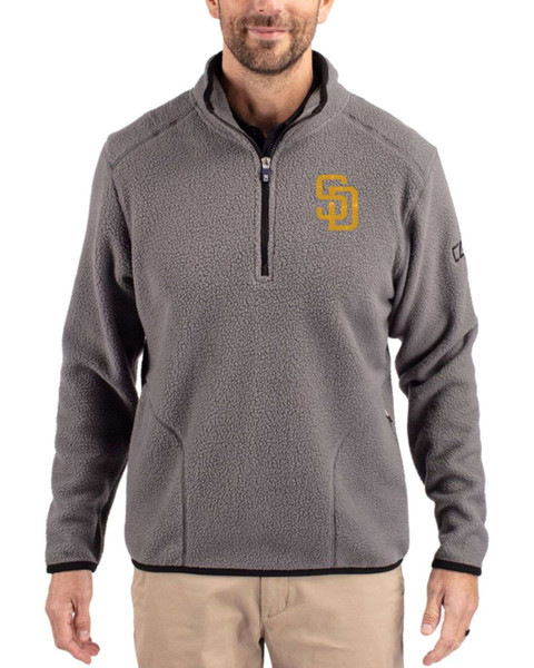San Diego Padres Elemental Grey/Black Cascade Epic Comfort Sherpa