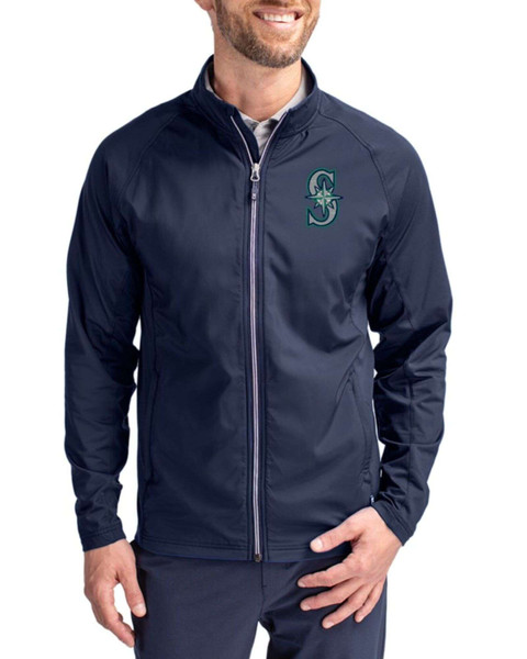 MARINERS ナイロンジャケット XLサイズ Seattle Mariners Navy Blue Adapt Soft Knit Stretch Hybrid Full Zip