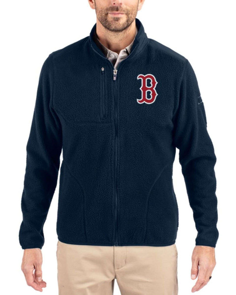Boston Red Sox Navy Blue Cascade Epic Comfort Sherpa Fleece Big