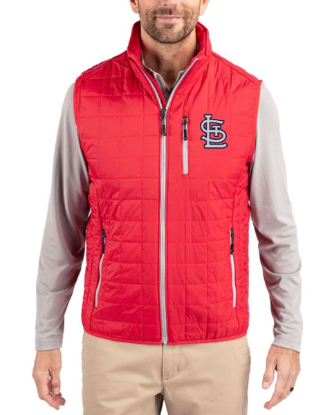 St. Louis Cardinals Red Rainier Insulated Puffer Big & Tall Full Zip ...