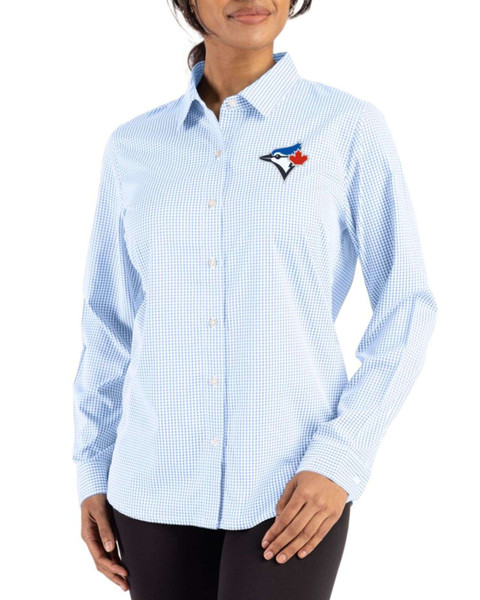toronto blue jays dress Project: Toronto Blue Jays dress : r/sewing