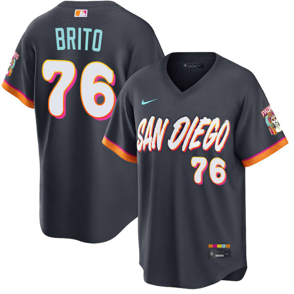 San Diego Padres ベロア ユニフォーム Jhony-Brito-San-Diego-Padres-
