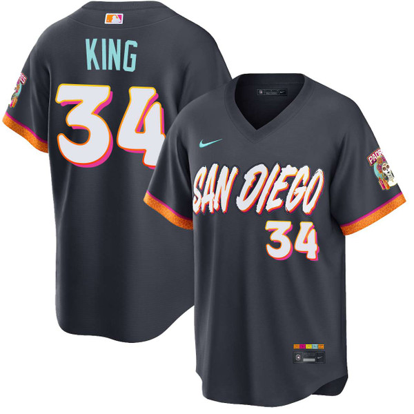 Michael King San Diego Padres City Connect Stadium Jersey by NIKE