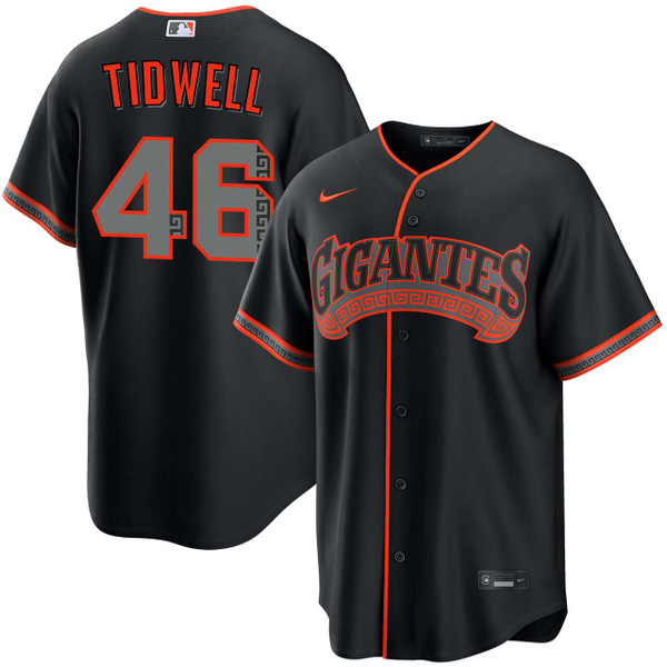 Blade Tidwell San Francisco Giants Alternate Black Gigantes Jersey