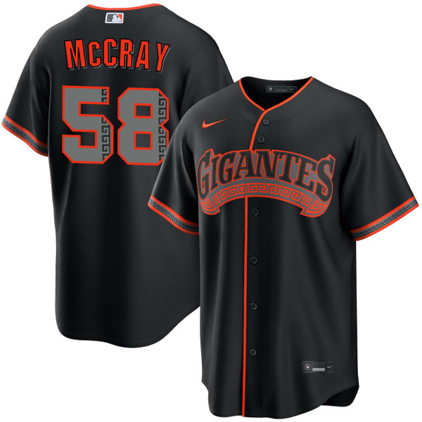 Nike Giants ユニフォーム ブラック XXL Grant McCray San Francisco Giants Alternate Black Gigantes Jersey