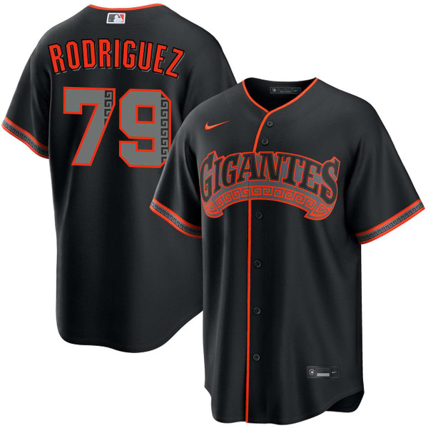 Jesus Rodriguez San Francisco Giants Alternate Black Gigantes