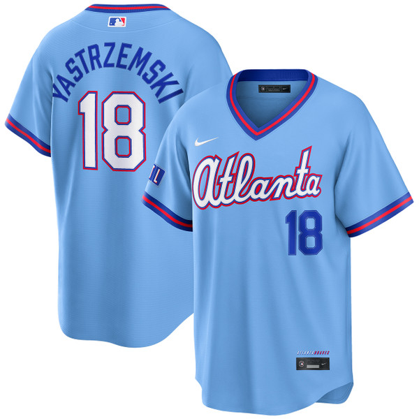 Braves メジャーリーグ ユニフォーム Mike Yastrzemski Atlanta Braves Powder Blue 2026 City Connect