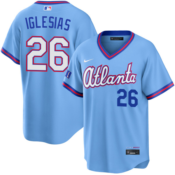 Raisel Iglesias Atlanta Braves Powder Blue 2026 City Connect