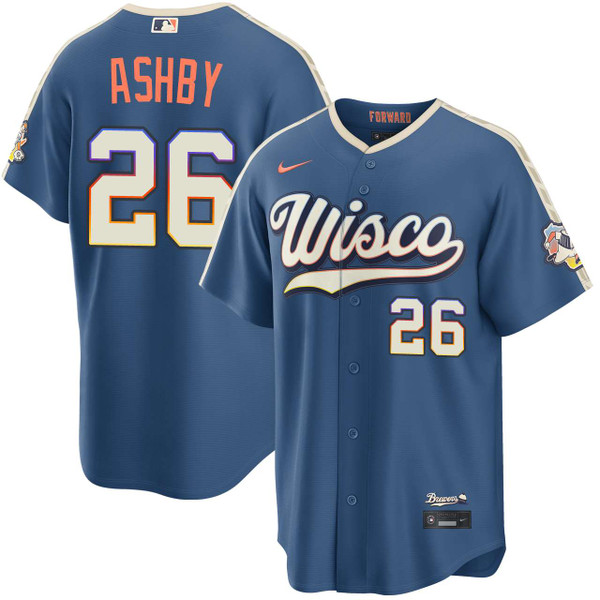 Aaron Ashby Milwaukee Brewers Mineral Blue 2026 City Connect