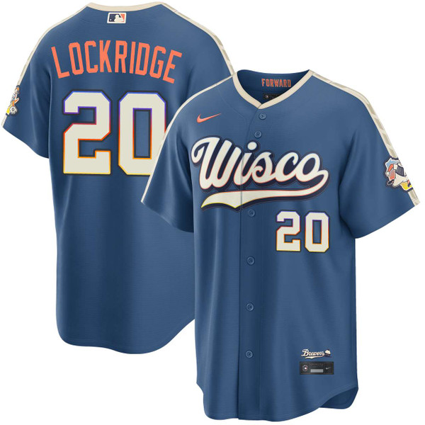 Brandon Lockridge Milwaukee Brewers Mineral Blue 2026 City Connect