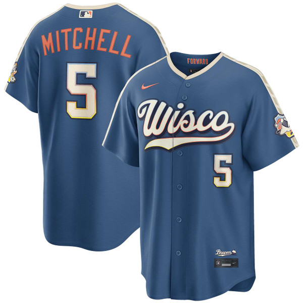 Garrett Mitchell Milwaukee Brewers Mineral Blue 2026 City Connect