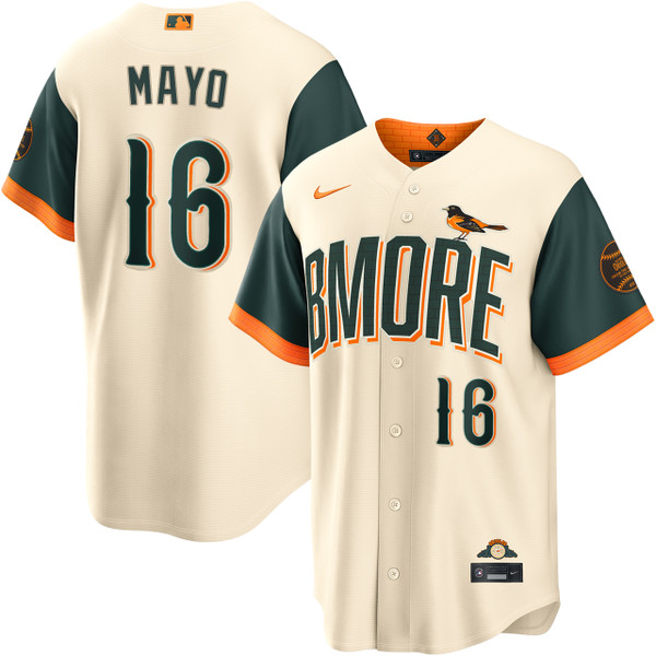 Coby Mayo Baltimore Orioles Cream 2026 City Connect Jersey by NIKE