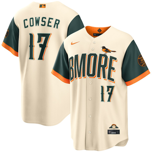 Colton Cowser Baltimore Orioles Cream 2026 City Connect Jersey by