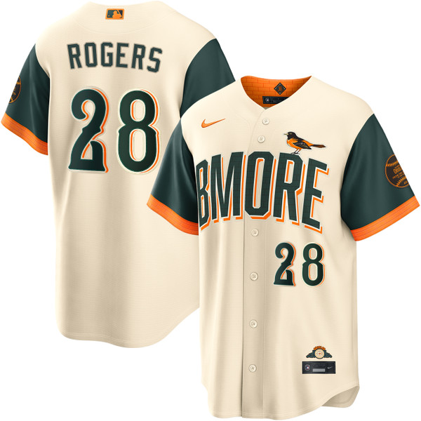 Trevor Rogers Baltimore Orioles Cream 2026 City Connect Jersey by