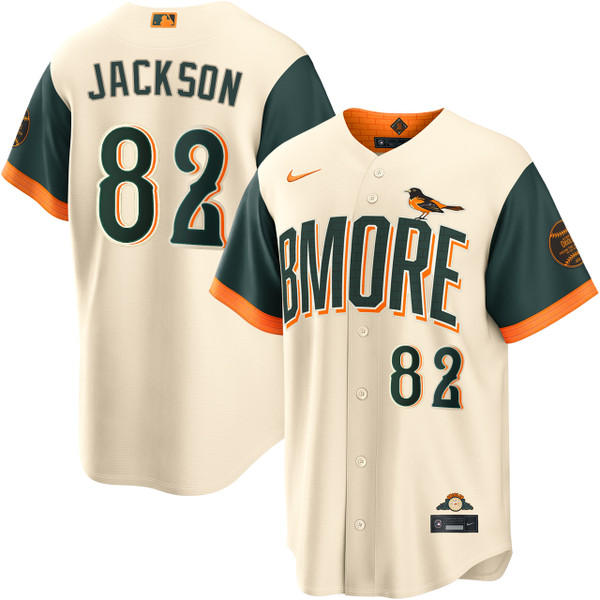Jeremiah Jackson Baltimore Orioles Cream 2026 City Connect Jersey