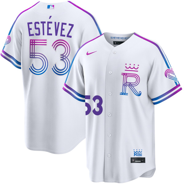 Carlos Estévez Kansas City Royals White 2026 City Connect Jersey
