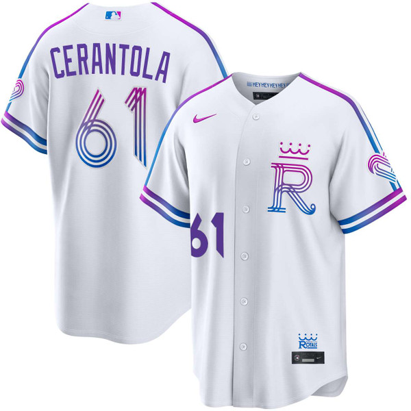 Eric Cerantola Kansas City Royals White 2026 City Connect Jersey