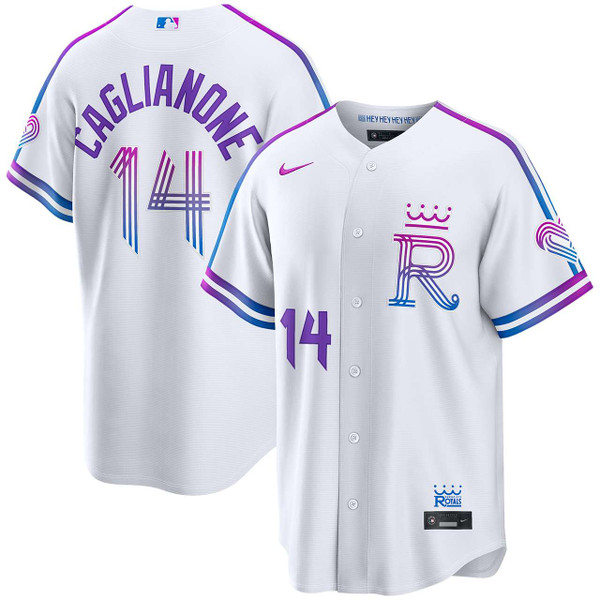 Jac Caglianone Kansas City Royals White 2026 City Connect Jersey