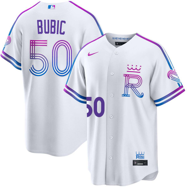 Kris Bubic Kansas City Royals White 2026 City Connect Jersey by