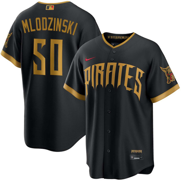 Carmen Mlodzinski Pittsburgh Pirates Black 2026 City Connect