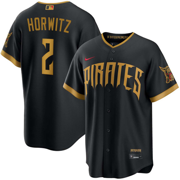 Spencer Horwitz Pittsburgh Pirates Black 2026 City Connect Stadium
