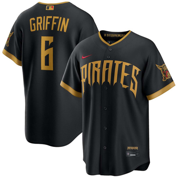 Konnor Griffin Pittsburgh Pirates Black 2026 City Connect Stadium
