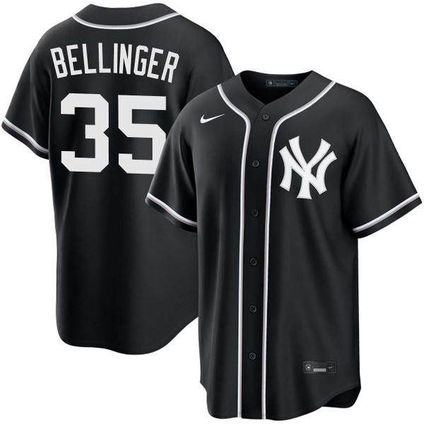 Cody Bellinger New York Yankees Black Out Jersey by NIKE
