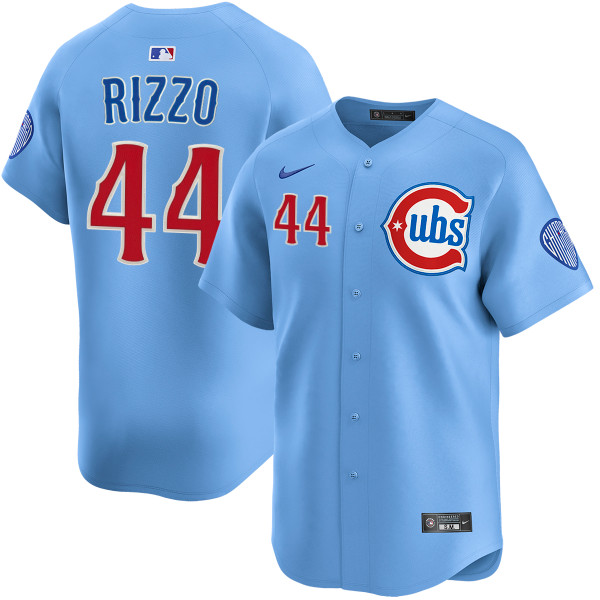 MLB シカゴ カブスRIZZO ベースボールシャツ Anthony Rizzo Chicago Cubs Alternate Blues Limited Jersey by NIKE
