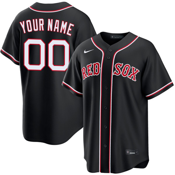 Boston Red Sox Personalized Black Out Jersey by NIKE® | Official MLB