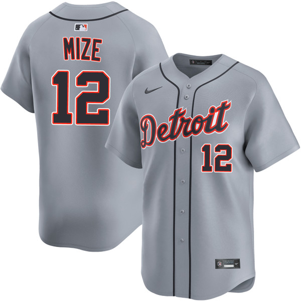 Casey Mize Detroit Tigers Road Limited Jersey by NIKE® | Official MLB®