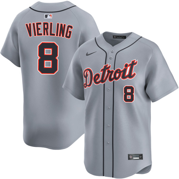 Matt Vierling Detroit Tigers Road Limited Jersey by NIKE