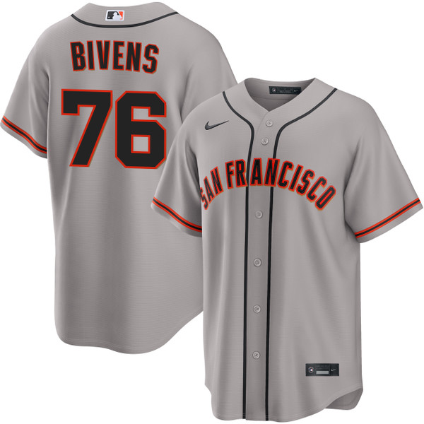 Spencer Bivens San Francisco Giants Road Jersey by NIKE