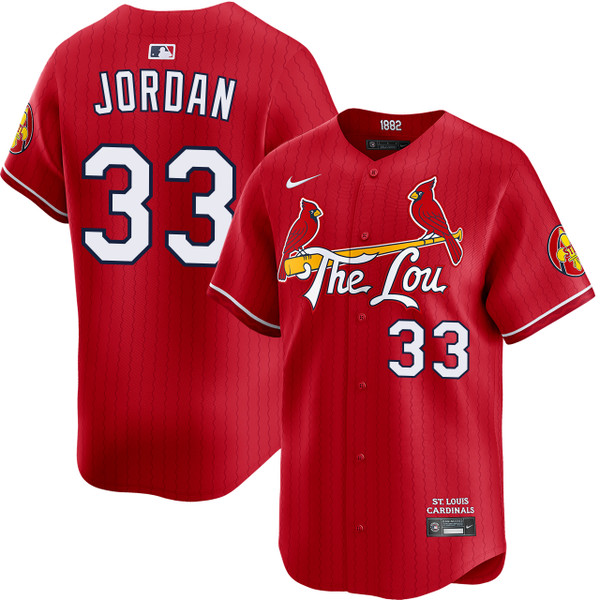 リール デイヴィッド ユニフォーム Blaze Jordan St. Louis Cardinals City Connect Limited Jersey by