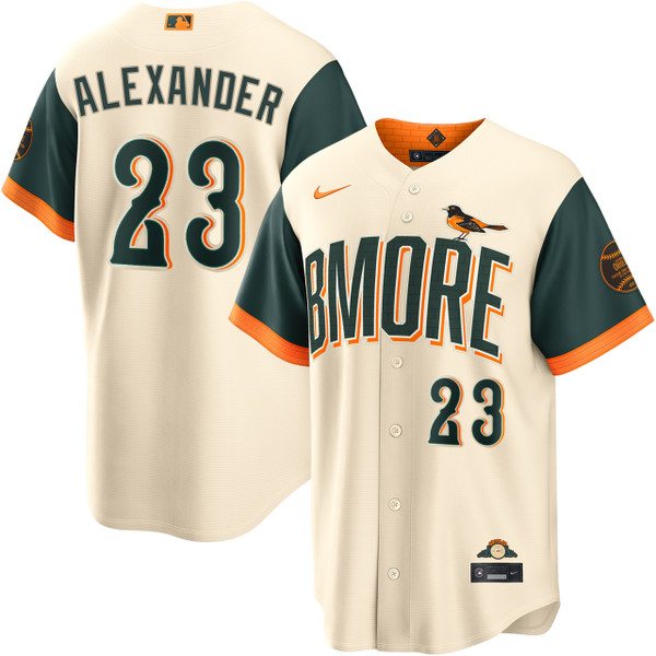 Blaze Alexander Baltimore Orioles Cream 2026 City Connect Jersey