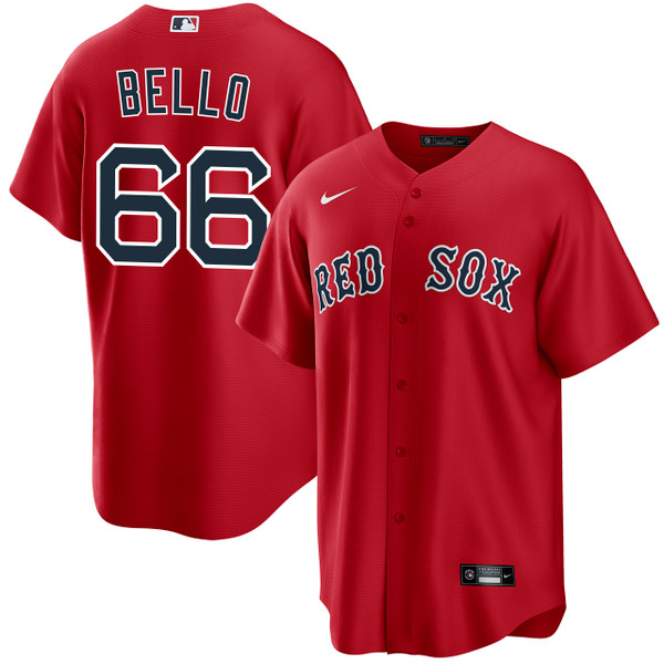 Brayan Bello Boston Red Sox Alternate Red Jersey by NIKE Brayan Bello Boston Red Sox Alternate Red Jersey by NIKE