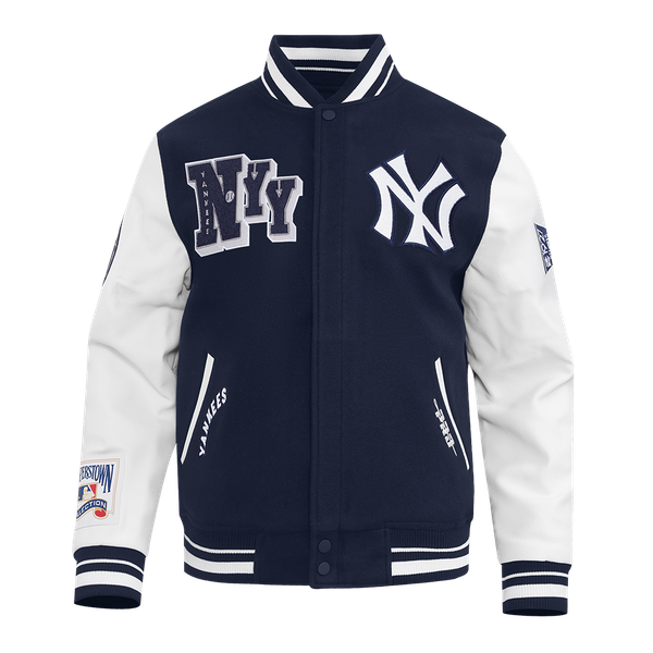 New York Yankees Midnight Navy and White Best Of Varsity Jacket by