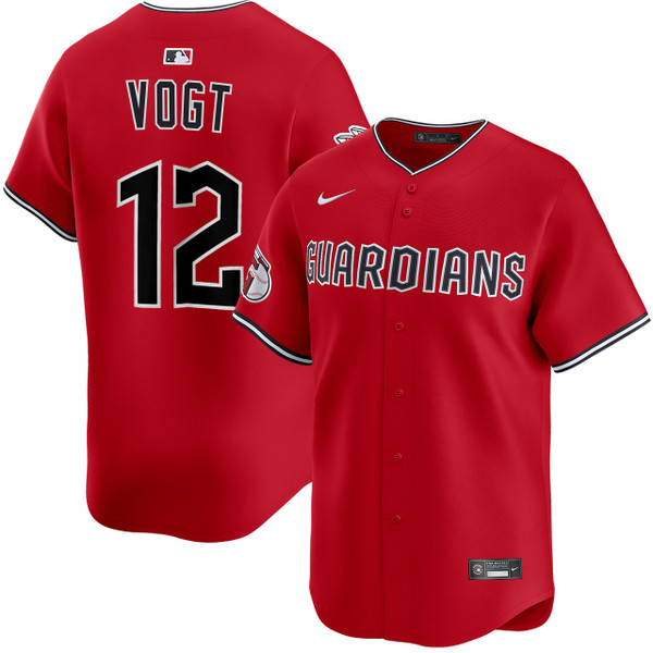 Stephen Vogt Cleveland Guardians Alternate Red Limited Jersey by